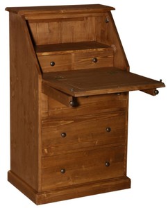 4251287781021 - Landhausstil SekretÃ¤r mit 5 Schubladen 65 x 45 x H 110 cm - MÃ¶bel im Landhausstil