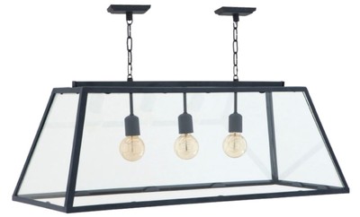 4251287781212 - HÃ¤ngelampe Zink 100 x 38 x H 36 cm - Luxus HÃ¤ngeleuchte