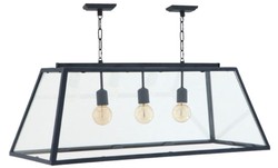 4251287781212 - HÃ¤ngelampe Zink 100 x 38 x H 36 cm - Luxus HÃ¤ngeleuchte