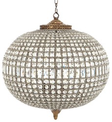 4251287781236 - Luxus Kristallglas Kronleuchter Antik Messing 70 x H 70 cm - Luxus Kollektion