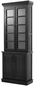 4251287781434 - Luxus Wohnzimmerschrank Schwarz 90 x 38 x H 230 cm - Limited Edition