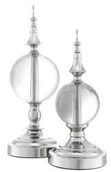 4251287781601 - Designer Kristallglas Deko Set - Luxus Wohnzimmer Hotel Dekoration