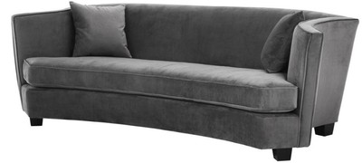 4251287781687 - Luxus Sofa Grau 226 x 110 x H 74 cm - Luxus Wonzimmer MÃ¶bel