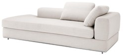 4251287781823 - Designer Sofa Naturfarbig Rechtsseitig 231 x 101 x H 85 cm - Luxus Wohnzimmer MÃ¶bel