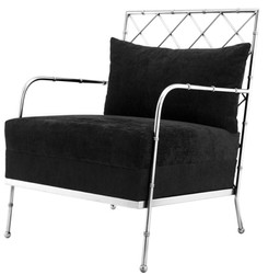 4251287782141 - Luxus Sessel Silber 645 x 715 x H 83 cm - Limited Edition