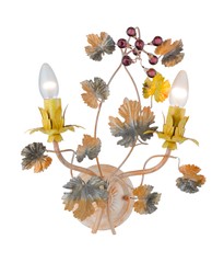 4251287783377 - Barock Wandleuchte Blumen - italienisches Design - WandlÃ¼ster Wand Leuchte Antik Stil