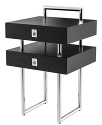 4251287784206 - Luxus Wohnzimmer Beistelltisch mit 2 Schubladen 50 x 445 x H 79 cm - Limited Edition
