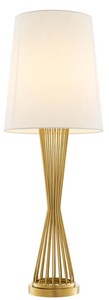 4251287784237 - Luxus Hotel Tischleuchte Gold 18 x 35 x H 98 cm - Hotel Kollektion