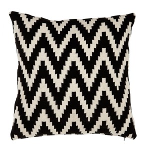 4251287784510 - Luxus Kissen 2er Set 50 x H 50 cm Schwarz   Beige - Wohnzimmer Accessoires