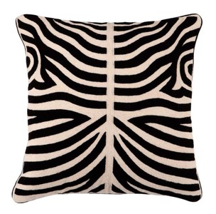 4251287784572 - Luxus Wohzimmer Kissen Schwarz 50 x H 50 cm - Hotel Accessoires