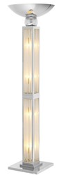 4251287784886 - Luxus Stehleuchte Silber 40 x 40 x H 1925 cm - WohnzimmermÃ¶bel