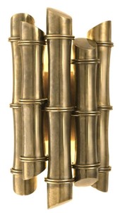 4251287784909 - Luxus Wohnzimmer Wandleuchte Vintage Messing 225 x 15 x H 41 cm - Designer Kollektion