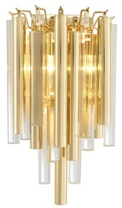 4251287784954 - Luxus Wandleuchte   Wandlampe Gold 23 x 145 x H 42 cm - Hotel Restaurant Kollektion