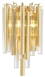 4251287784954 - Luxus Wandleuchte   Wandlampe Gold 23 x 145 x H 42 cm - Hotel Restaurant Kollektion