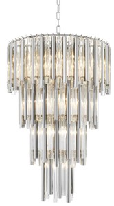 4251287784992 - Luxus Kronleuchter Silber Durchmesser 57 x H 88 cm - Hotel MÃ¶bel