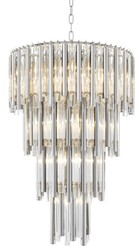 4251287784992 - Luxus Kronleuchter Silber Durchmesser 57 x H 88 cm - Hotel MÃ¶bel