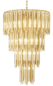 4251287785005 - Luxus Kronleuchter Gold Durchmesser 57 x H 88 cm - Hotel MÃ¶bel