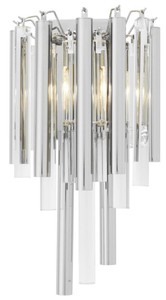 4251287785098 - Luxus Wandleuchte   Wandlampe Silber 23 x 145 x H 42 cm - Hotel Restaurant Kollektion