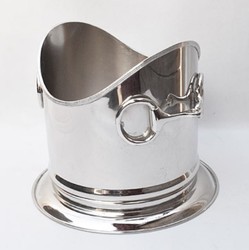 4251287785869 - Luxus WeinkÃ¼hler Silber 24 x H 21 cm - Hotel Restaurant Kollektion Horsebit