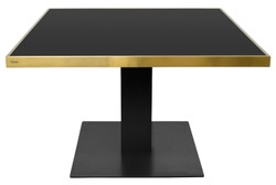 4251287785944 - Designer Esstisch Schwarz   Gold 120 x 120 x H 76 cm - Luxus EsszimmermÃ¶bel