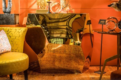 4251287785968 - Designer Konsole Gold 125 x 54 x H 100 cm - Designer Kollektion