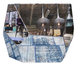 4251287785982 - Designer Konsole mit antikem Spiegelglas 125 x 54 x H 100 cm - Designer Kollektion