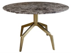 4251287786040 - Luxus Esstisch Gold   Schwarz 120 x H 76 cm - EsszimmermÃ¶bel