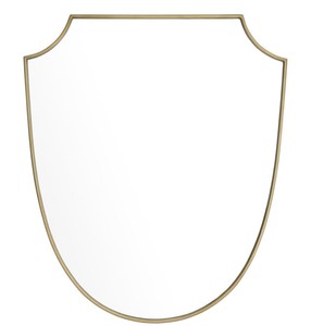 4251287786170 - Luxus Spiegel Messing 61 x H 72 cm - Designer Wandspiegel