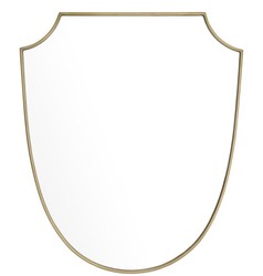 4251287786170 - Luxus Spiegel Messing 61 x H 72 cm - Designer Wandspiegel