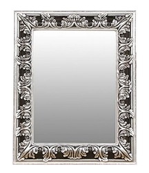 4251287786217 - Barock Spiegel Silber 124 x H 157 cm - MÃ¶bel im Antik Stil