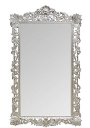 4251287786248 - Barock Spiegel Silber 110 x H 193 cm - Antik Stil Wandspiegel