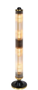 4251287786378 - Luxus Stehleuchte Schwarz   Messing - Luxus QualitÃ¤t