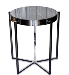 4251287786705 - Luxus Hotel Beistelltisch Schwarz 65 x H 67 cm - Hotel MÃ¶bel