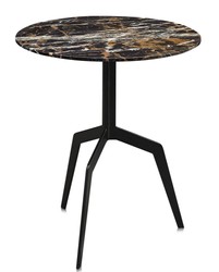 4251287786712 - Luxus Beistelltisch Schwarz 50 x H 60 cm - WohnzimmermÃ¶bel