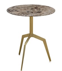 4251287786729 - Luxus Beistelltisch Gold 50 x H 60 cm - WohnzimmermÃ¶bel