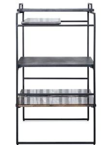 4251287786736 - Luxus Designer Beistelltisch Schwarz 45 x 45 x H 805 cm - Designer MÃ¶bel