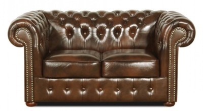 4251287787016 - Echtleder 2er Sofa Dunkelbraun 160 x 90 x H 78 cm - Luxus QualitÃ¤t