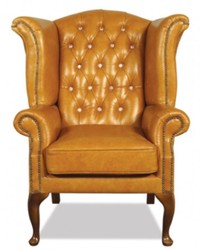 4251287787030 - Echtleder Sessel mit Glitzersteinen 95 x 95 x H 110 cm - Luxus Wohnzimmer Ohrensessel