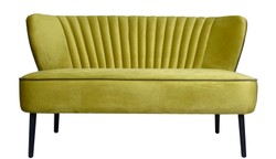 4251287787238 - Luxus Wohnzimmer Sofa Gold 129 x 75 x H 735 cm - Designer MÃ¶bel