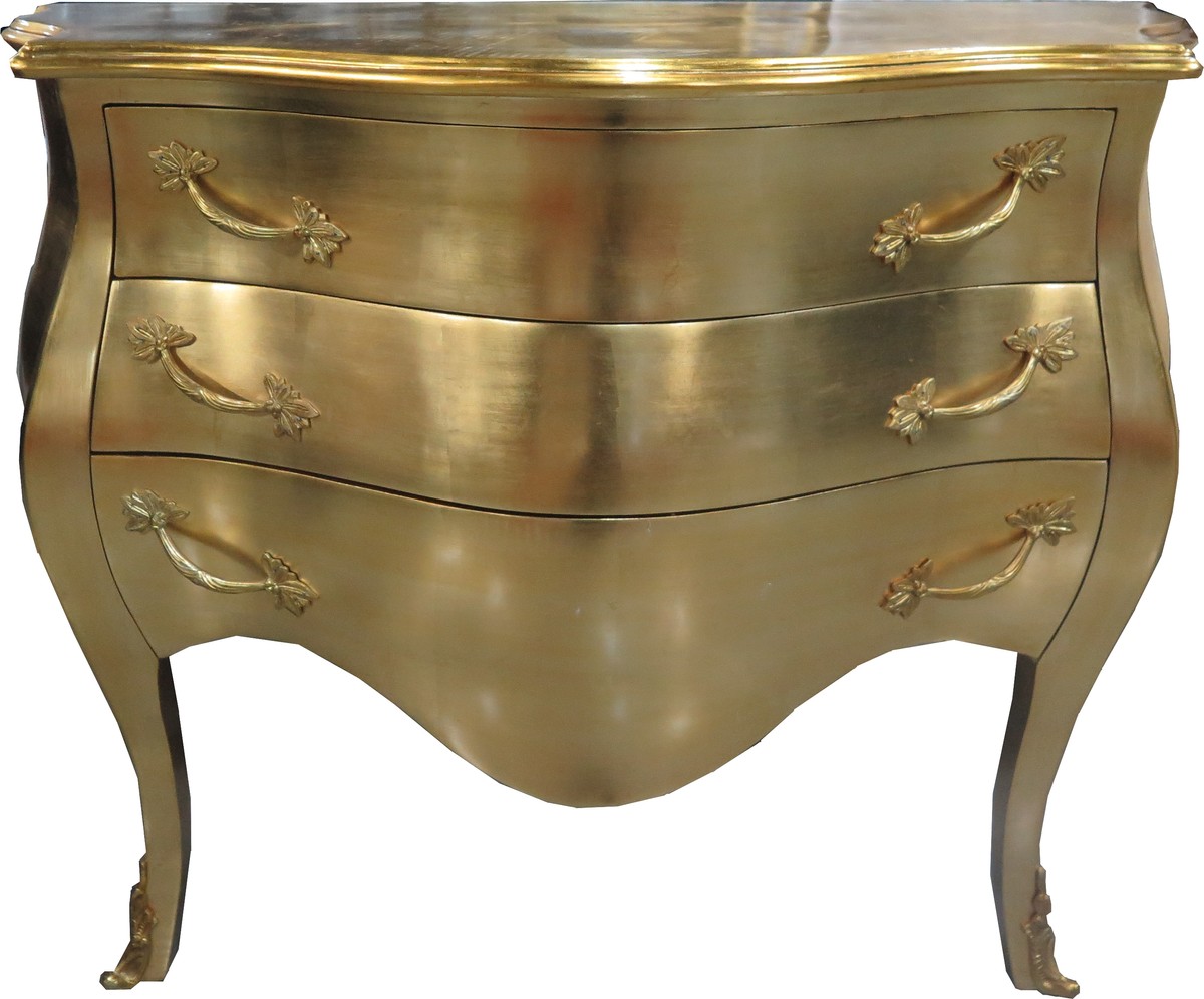 Casa Padrino Baroque Commode Gold 100 Cm Antique Style Furniture