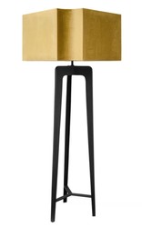 4251287788358 - Luxus Stehleuchte Mattschwarz 75 x H 188 cm - Hotel Restaurant MÃ¶bel