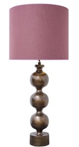 4251287788624 - Luxus Tischleuchte Antik Bronze   Altrosa 60 x H 136 cm - Luxus QualitÃ¤t