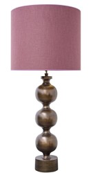 4251287788624 - Luxus Tischleuchte Antik Bronze   Altrosa 60 x H 136 cm - Luxus QualitÃ¤t