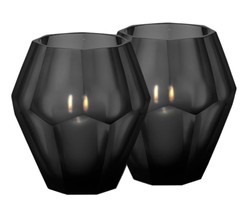 4251287789041 - Teelichthalter Set Schwarz 17 x H 16 cm - Luxus QualitÃ¤t