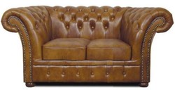 4251287789492 - Chesterfield Echtleder 2er Sofa Braun 170 x 90 x H 80 cm - Luxus Wohnzimmermöbel 4251287789492 - Chesterfield Echtleder 2er Sofa Braun 170 x 90 x H 80 cm - Luxus Wohnzimmermöbel