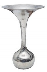 4251287789683 - Antik Stil Barock Blumenvase Raw Aluminium 90cm - Pflanzentopf - Hotel Dekoration - BlumengefÃ¤ss Standvase