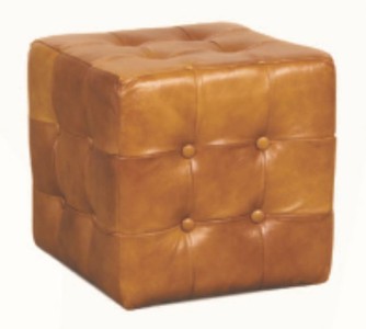4251287790306 - Chesterfield Echtleder Hocker 40 x 40 x H 42 cm - Luxus MÃ¶bel
