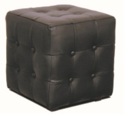 4251287790313 - Chesterfield Echtleder Hocker 40 x 40 x H 42 cm - Luxus MÃ¶bel