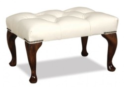 4251287790337 - Chesterfield Echtleder Hocker 60 x 40 x H 45 cm - Luxus MÃ¶bel