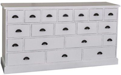 4251287790474 - Landhausstil Kommode mit 19 Schubladen - BÃ¼romÃ¶bel im Landhausstil